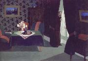 Felix Vallotton Waiting oil painting on canvas